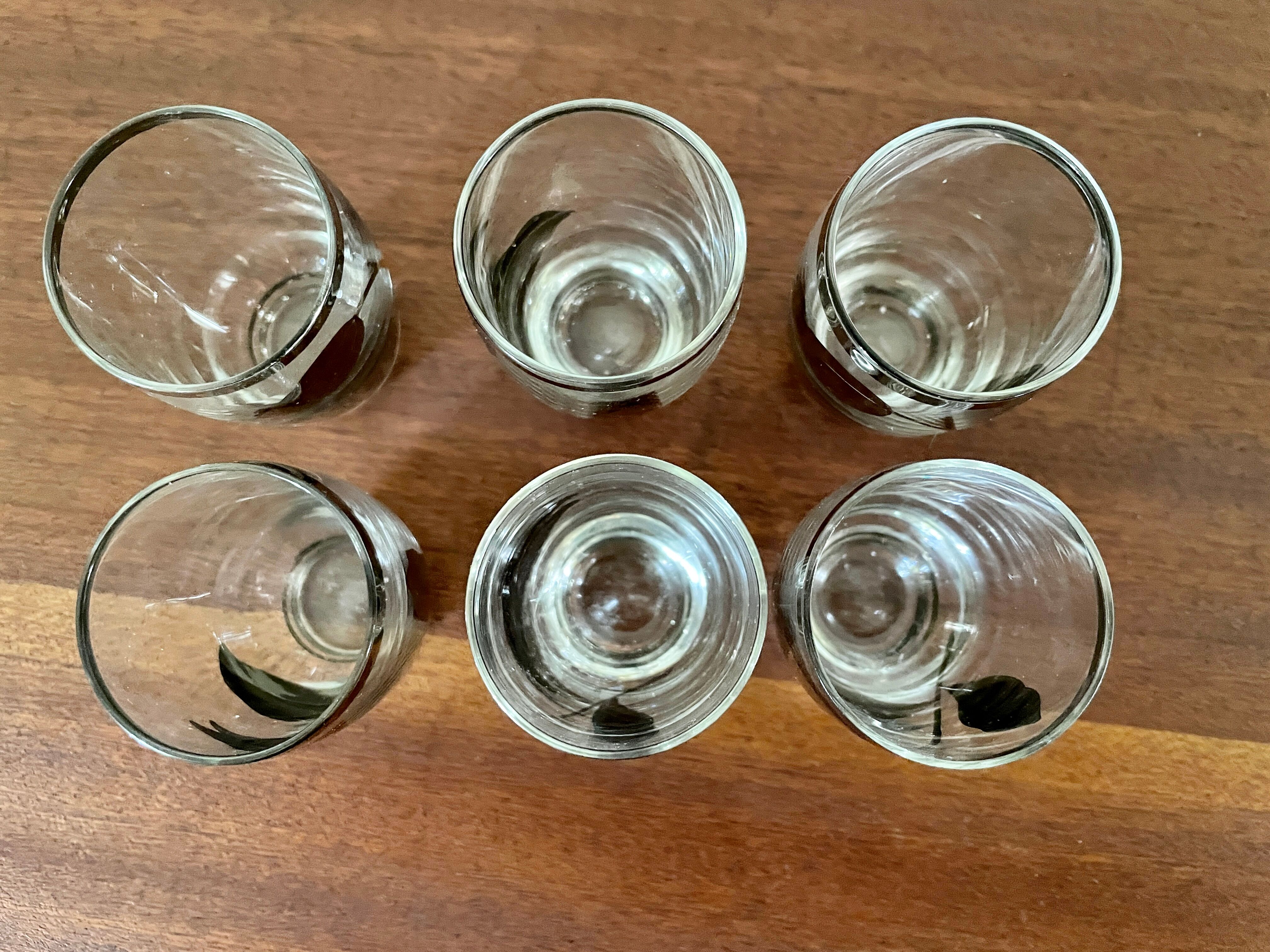 Bohemian crystal liqueur service