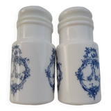 Pair of opaline jars