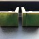 Pair of Art Deco style onyx bookends