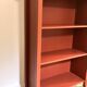 Library, pine bookshelves