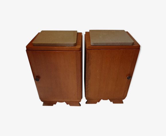 Pair of Scandinavian bedside tables
