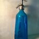Old siphon blue brasserie Paris