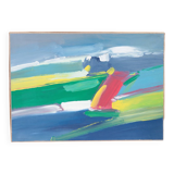 Gérard Remigereau (1948-2017) oil on paper and canvas