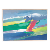 Gérard Remigereau (1948-2017) huile sur papier et tableau