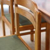 4 Musterring solid oak chairs, 1970