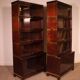 paire de bibliothèques dit stacking bookcase en acajou