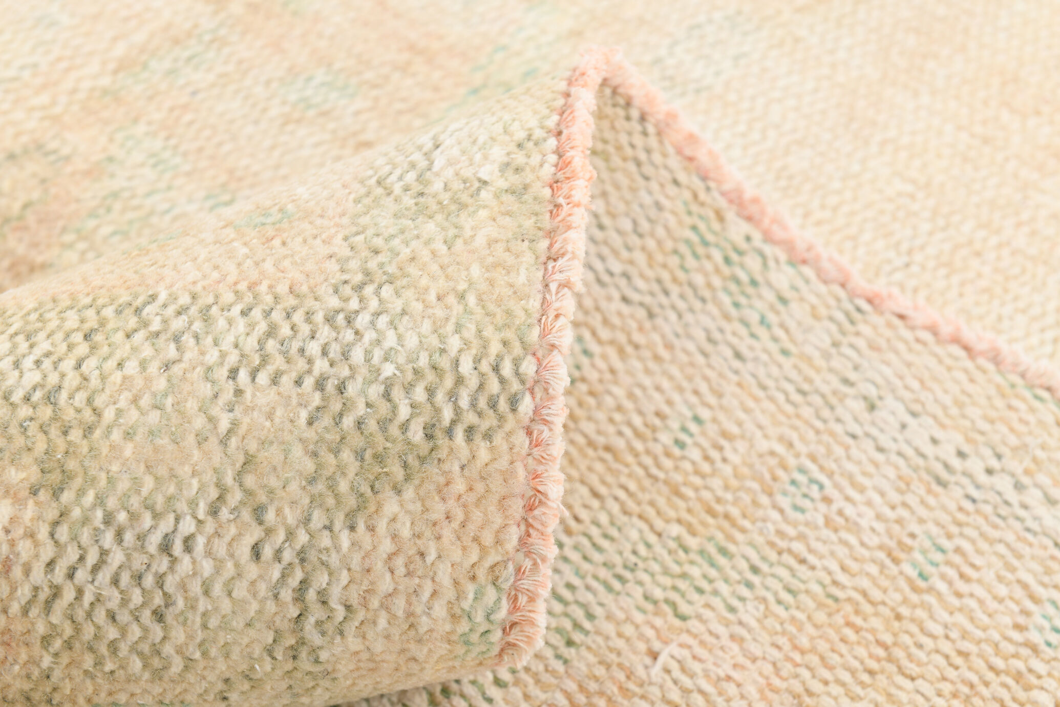 5x9 cream & beige oriental vintage rug 157x268cm