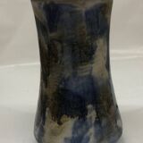 Belgian molten flamed stoneware vase by Lardinois