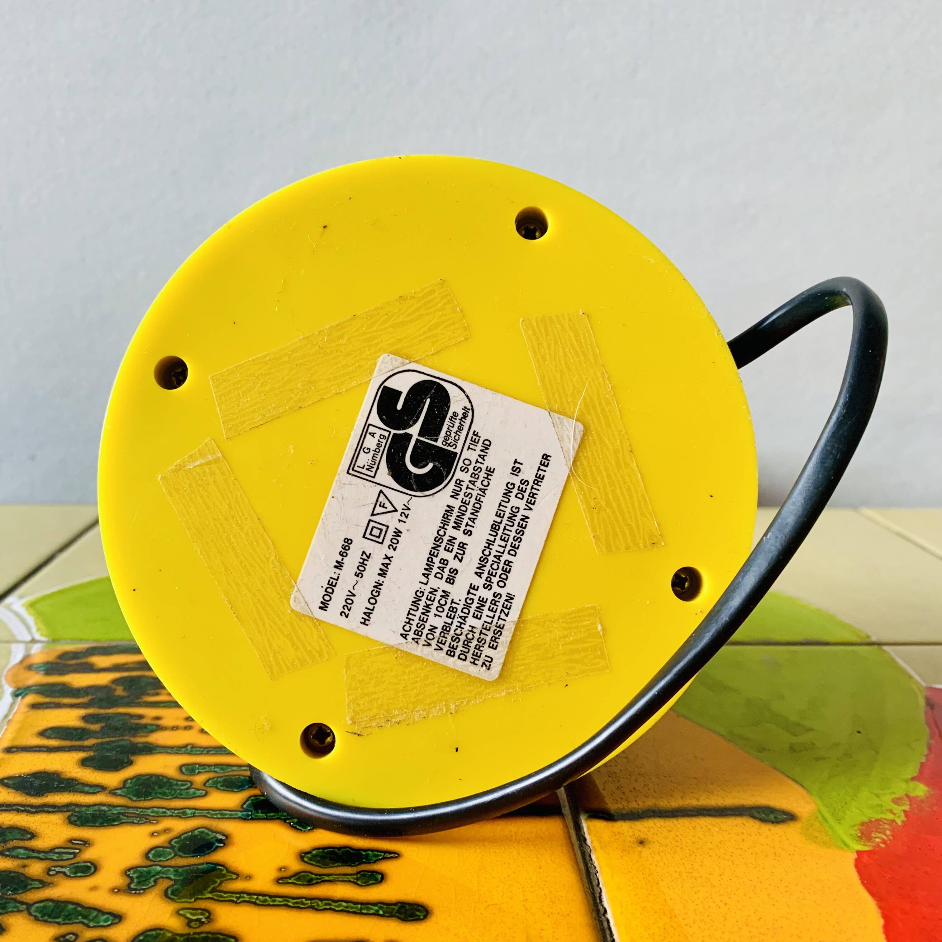Vintage telescopic Memphis style desk lamp - Lihgt Force Limited