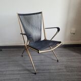 Folding armchair scoubidou
