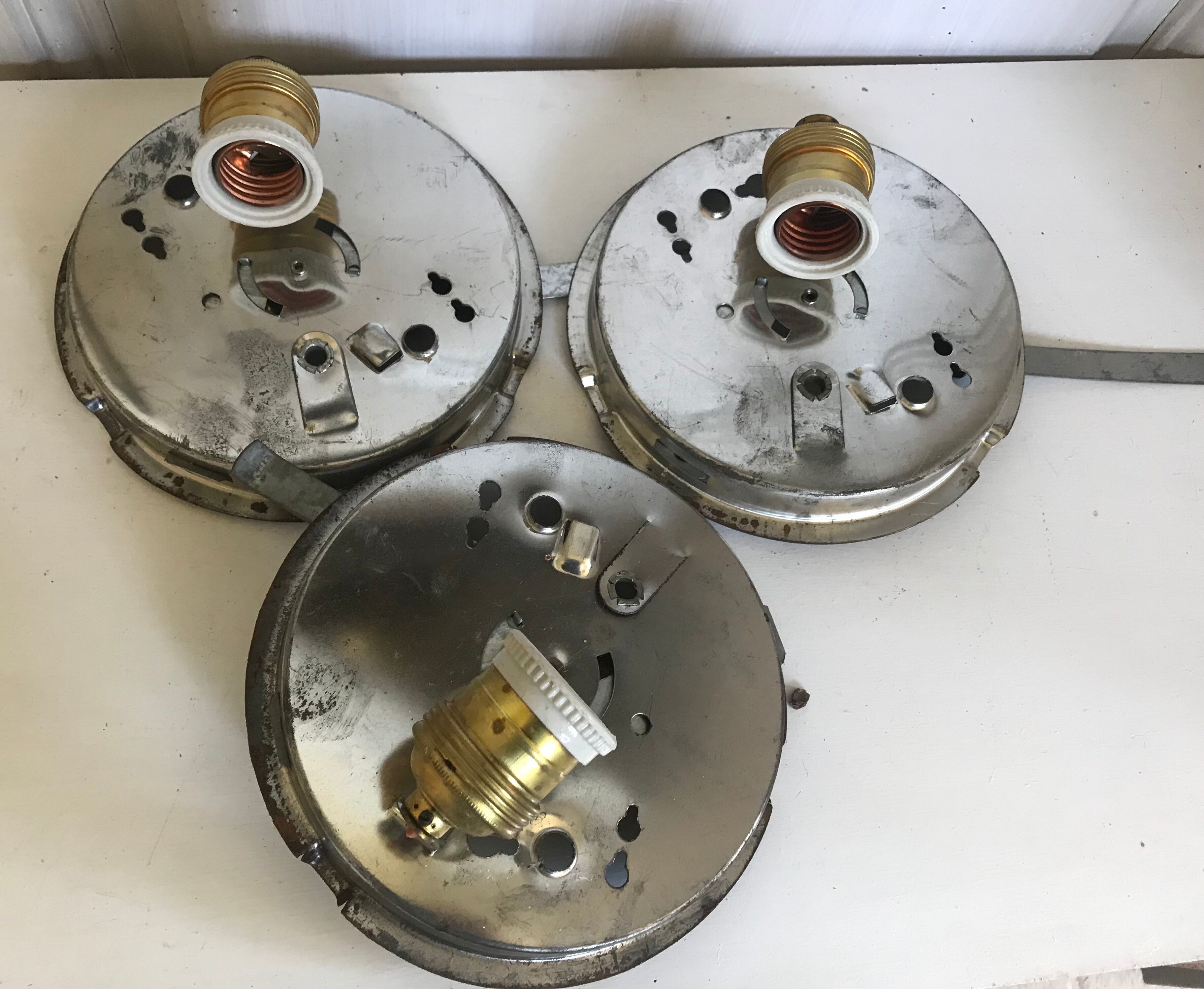 Glass ceiling light 23x23