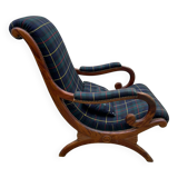 Checkered Chesterfield armchair 1950-1959