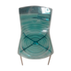 Blue polymer plastic chair Calligaris