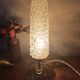 Retro chic bedside lamp with a diamond tip.