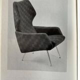 Rare Wingback Lounge Chair by Rudolf B. Glatzel for Alfred Kill, Germany 1950s