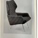 Rare Wingback Lounge Chair by Rudolf B. Glatzel for Alfred Kill, Germany 1950s