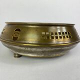 Brass bowl Secession by Jutta Sika and Kolo Moser