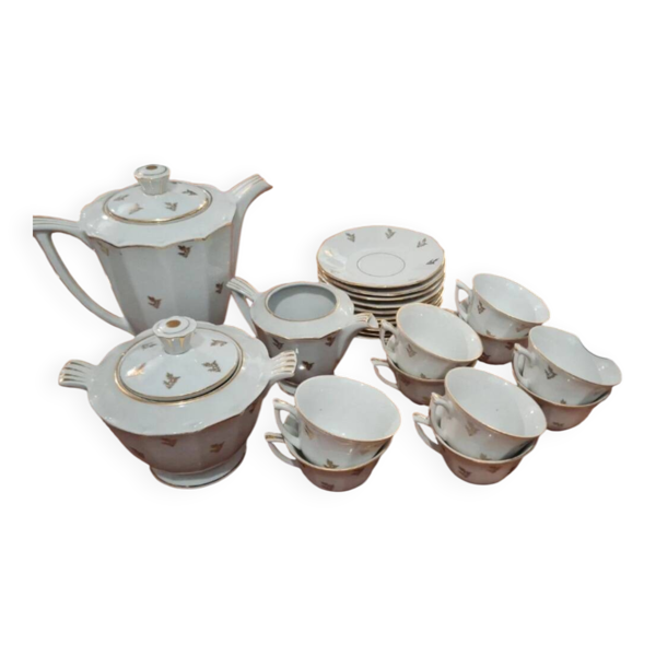 Service porcelaine thé ou café