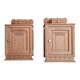 Paire de chevets Art Déco bois brut rénovés