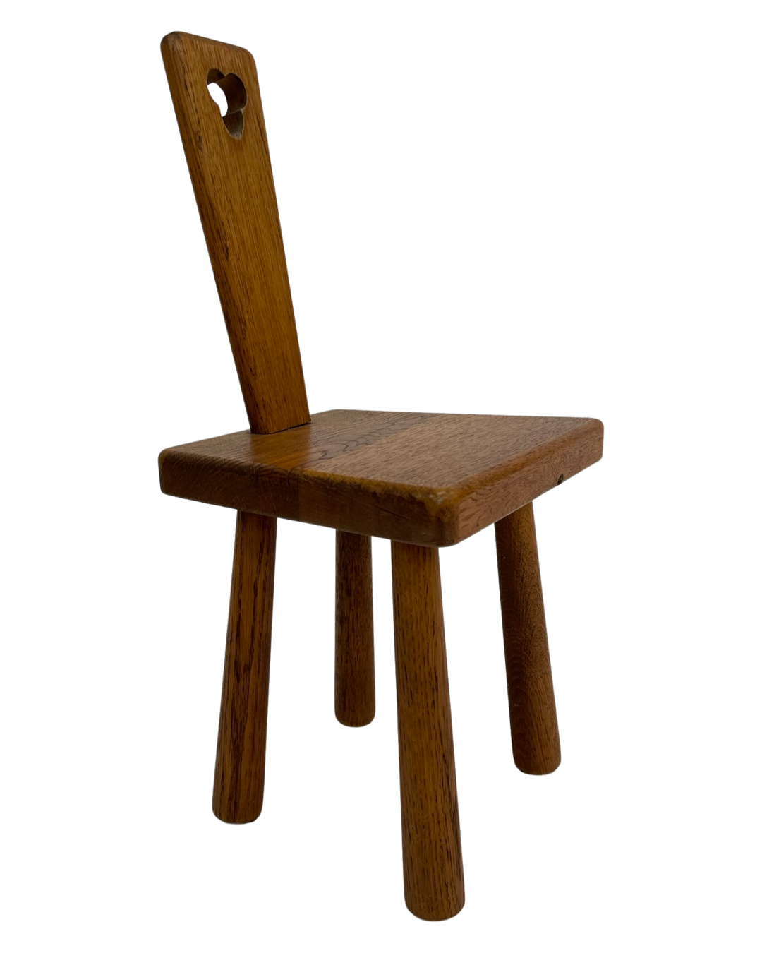 Vintage Spanish chair / stool 70s design brutalist