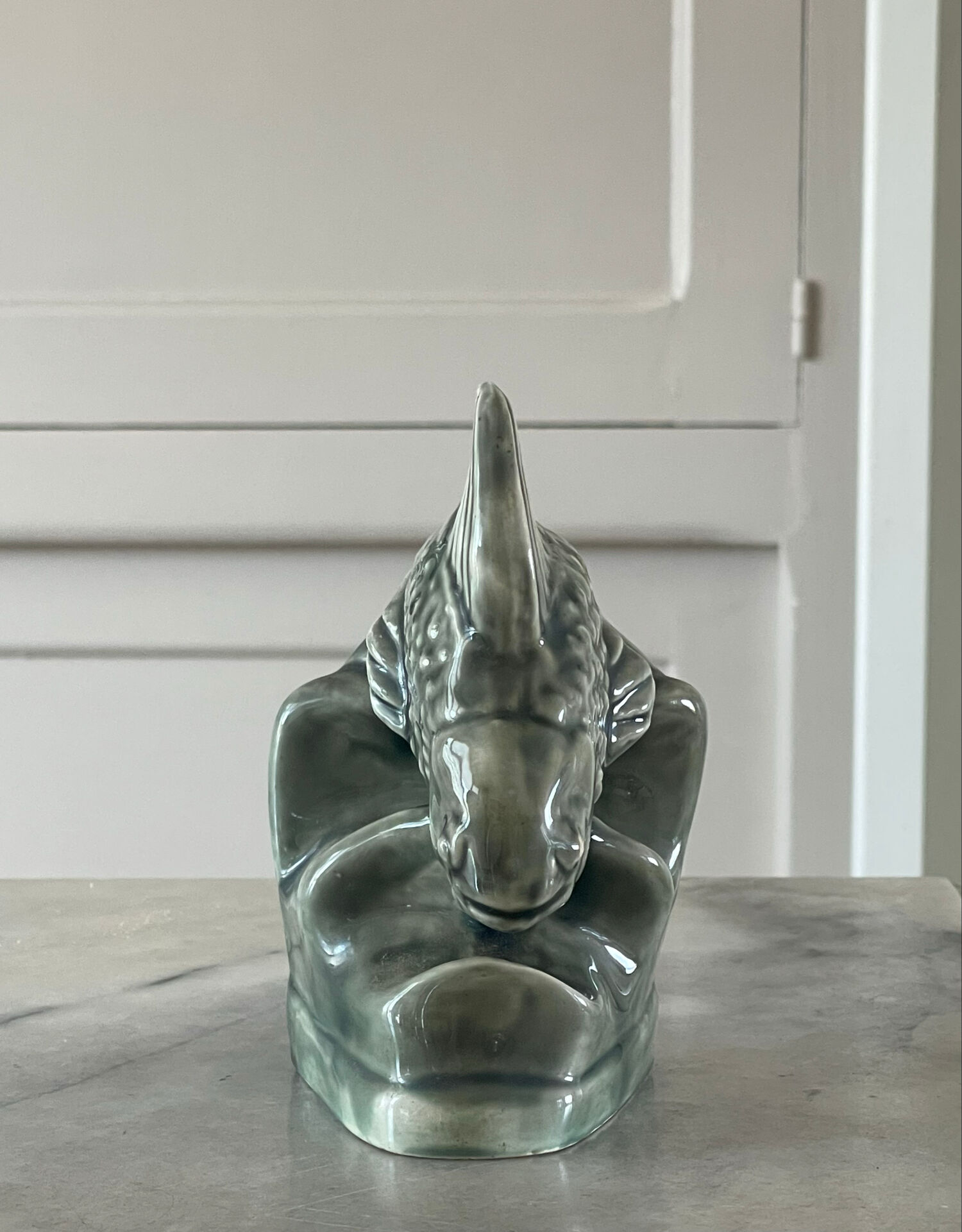 Sculpture en céramique émaillée 1970
