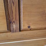 Solid pine chest of drawers