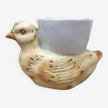 Rare collectible zoomorphic egg cup