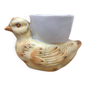 Rare collectible zoomorphic egg cup