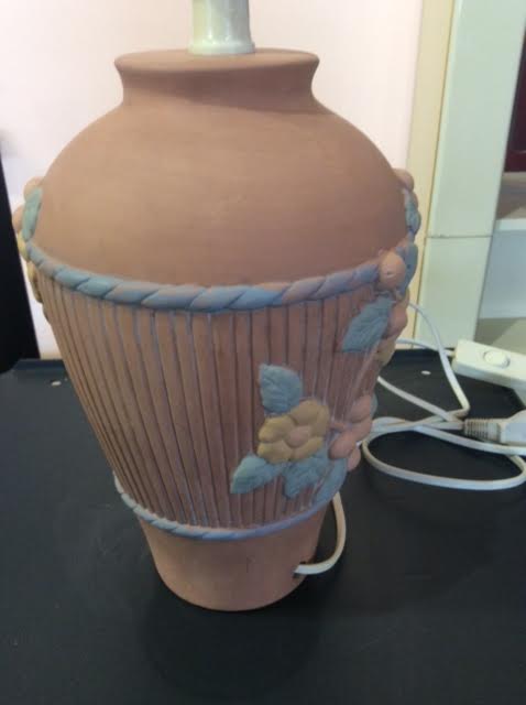 Terracotta lamp