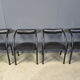 Postmodern dining chairs, 1980s, set of 4