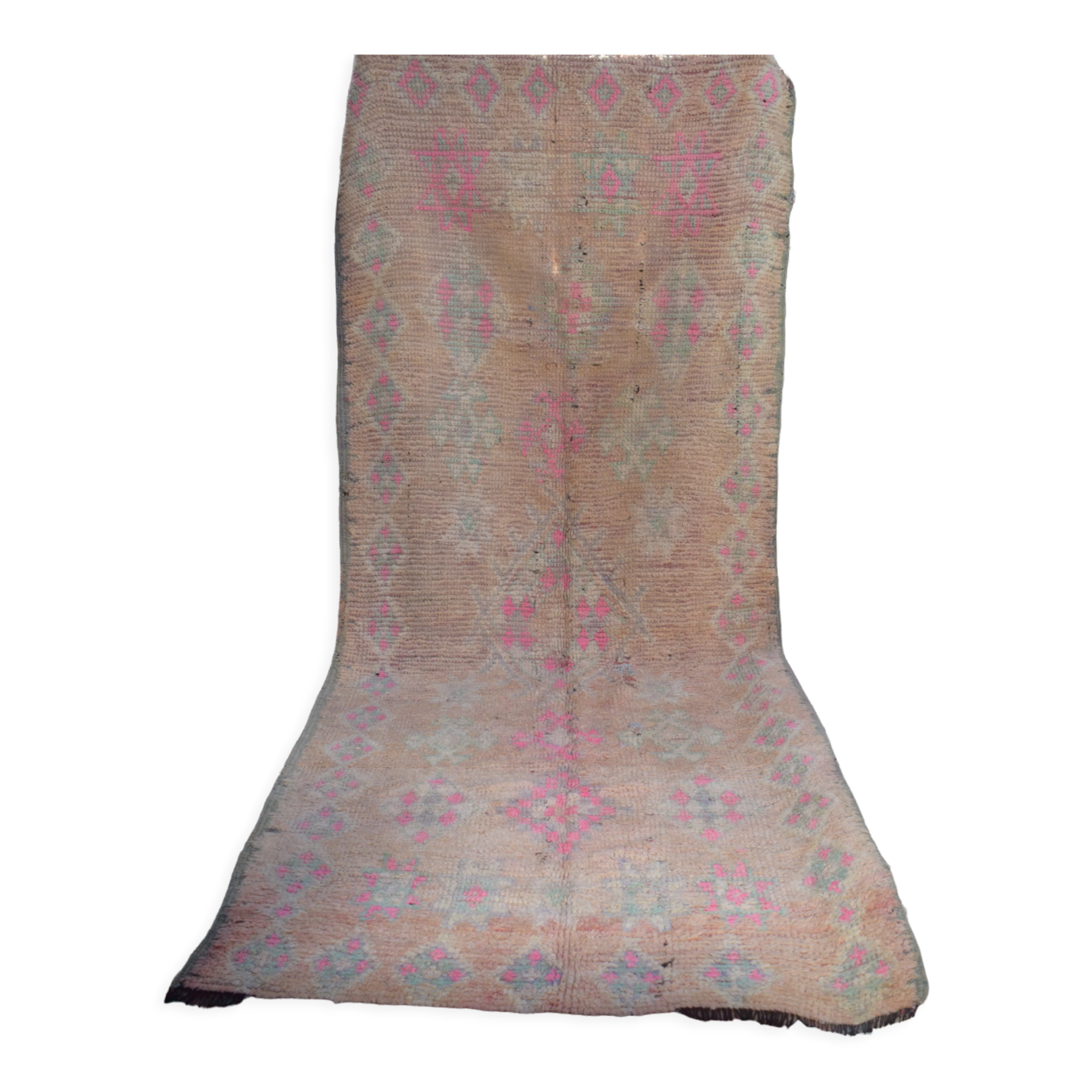 Moroccan Berber rug vintage atlas, 376x146 cm