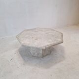 Table basse en pierre années 1980