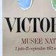 Affiche d'exposition de victor brauner musée national d'art moderne, 1972