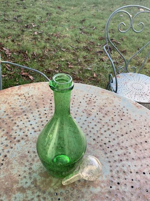 Large carafe with cap,