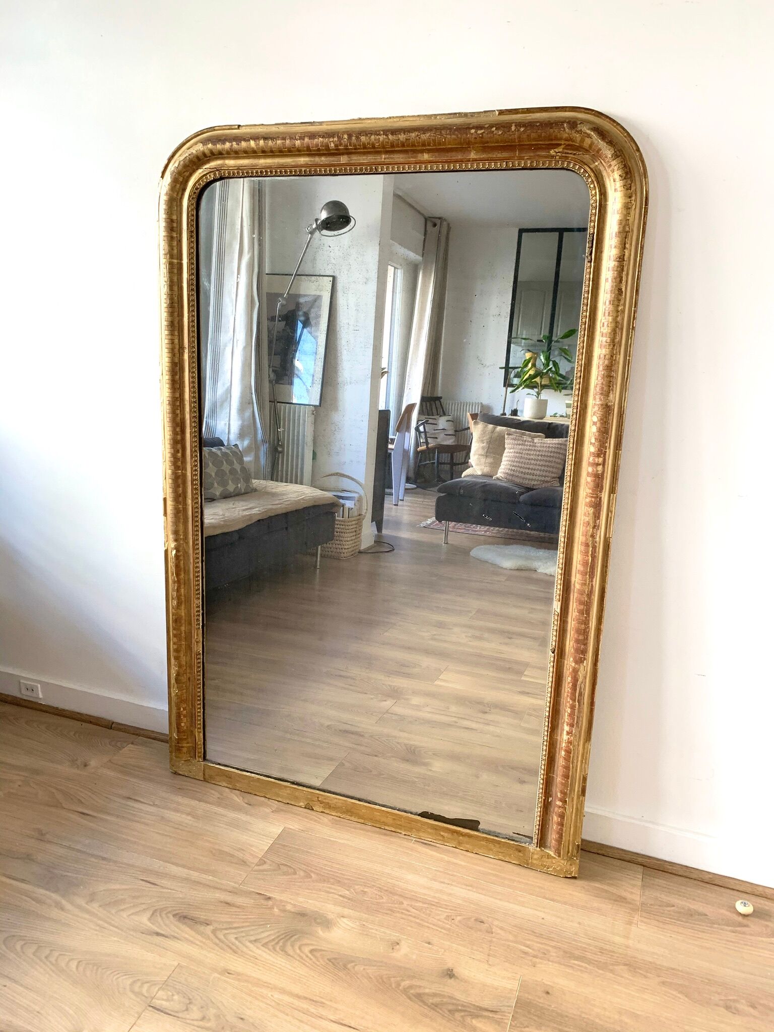 Mirror Louis Philippe old gilded 143x96cm