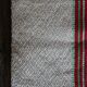 Torchon ancien chevrons bandes rouge vert
