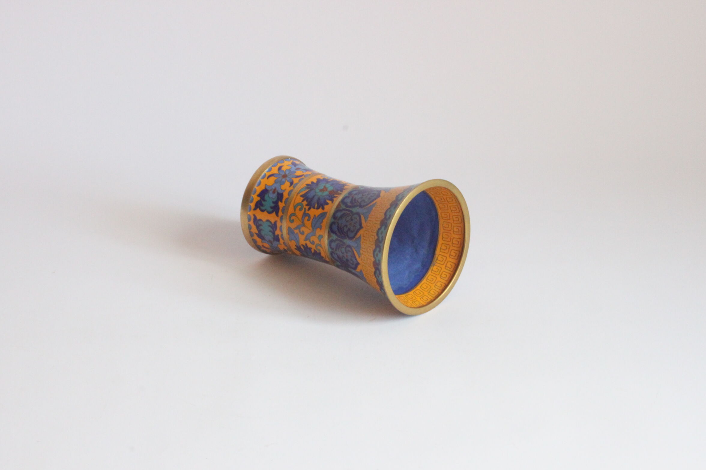 Chinese cloisonné brush pot, 1970s China