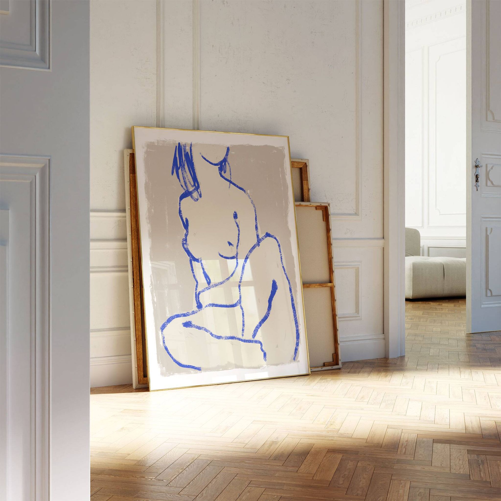 Female figure giclee print, 50x70cm