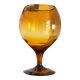 Vase couleur orange marbré