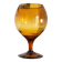 Vase couleur orange marbré