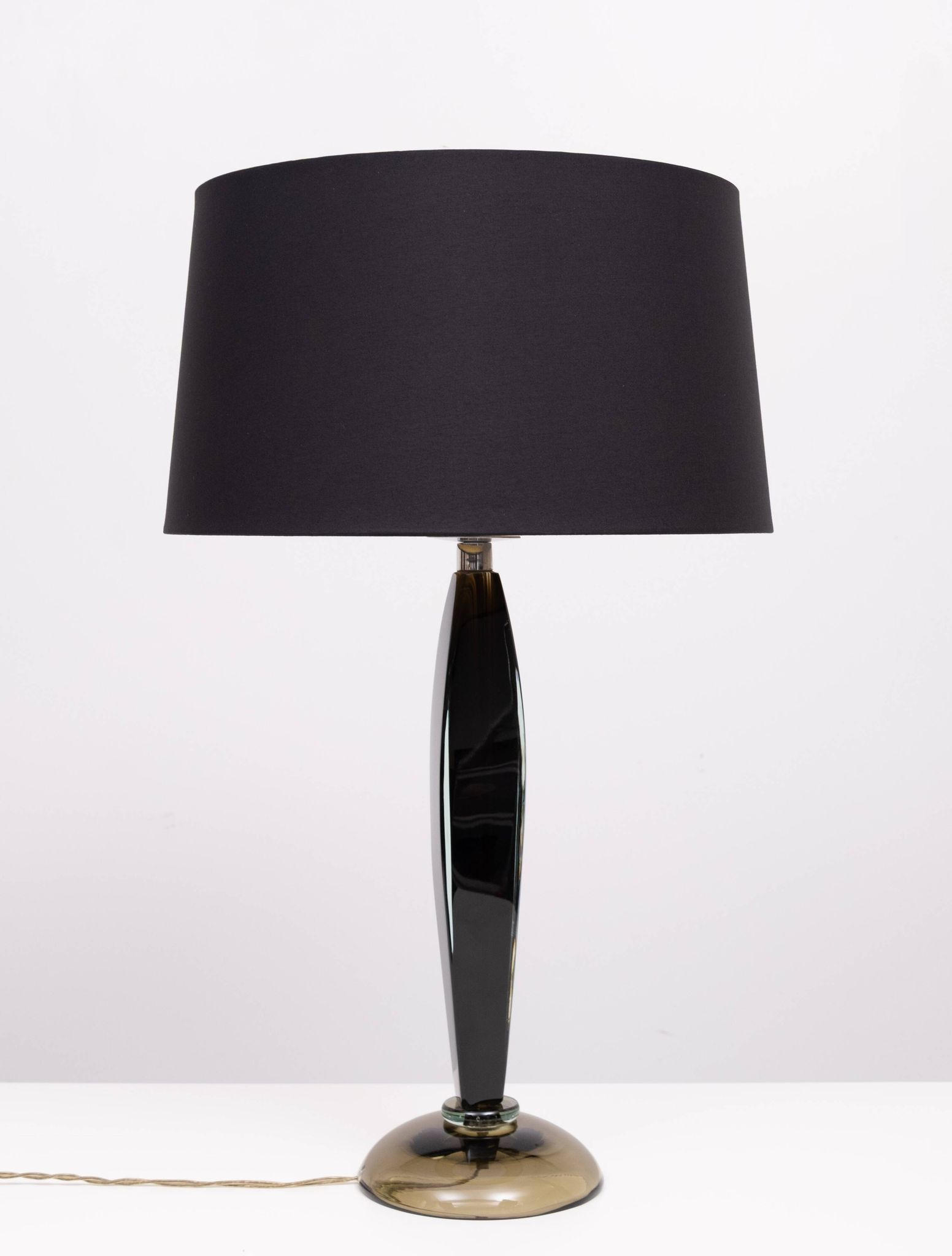 Flavio Poli Murano Glass Table Lamp for Seguso, 1960s