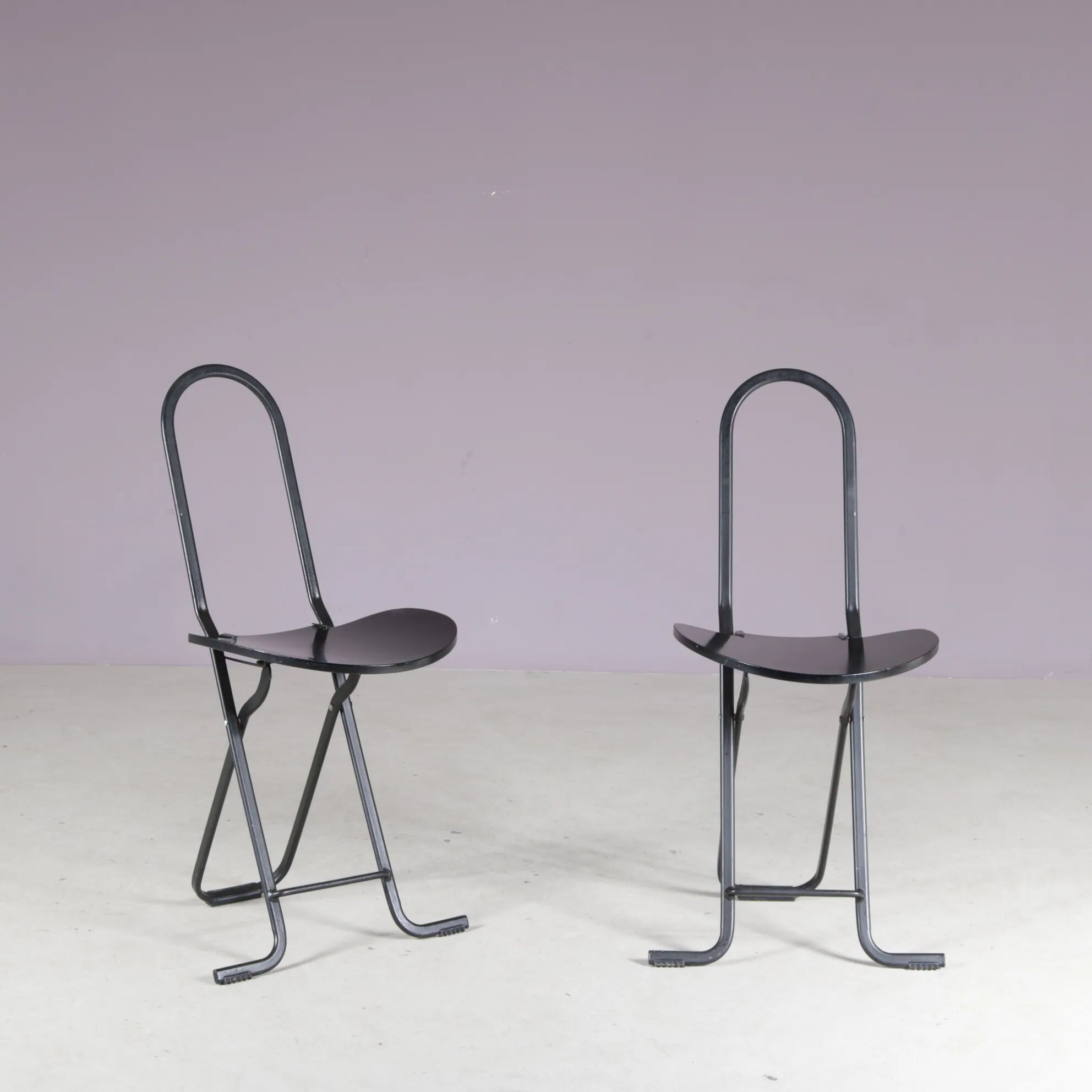 1980s “Dafne” folding chair by Gastone Rinaldi for FlyLine, Italy