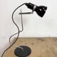 Vintage Black Bakelite Table Lamp , 1970s