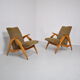 Paire de fauteuils 1970