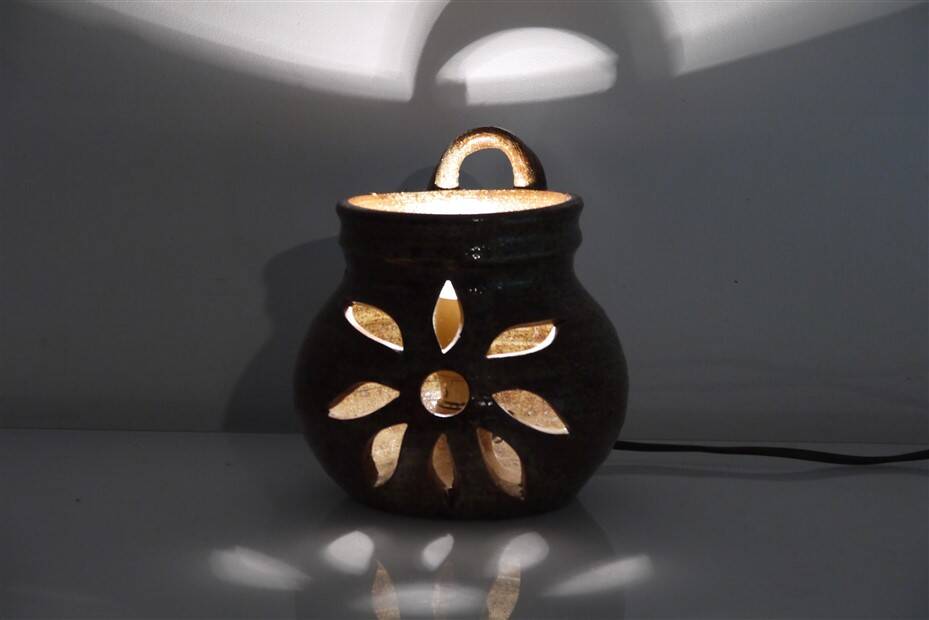 Ceramic lamp by Guy Baudat