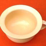 Half-porcelain plant pot Badonviller France