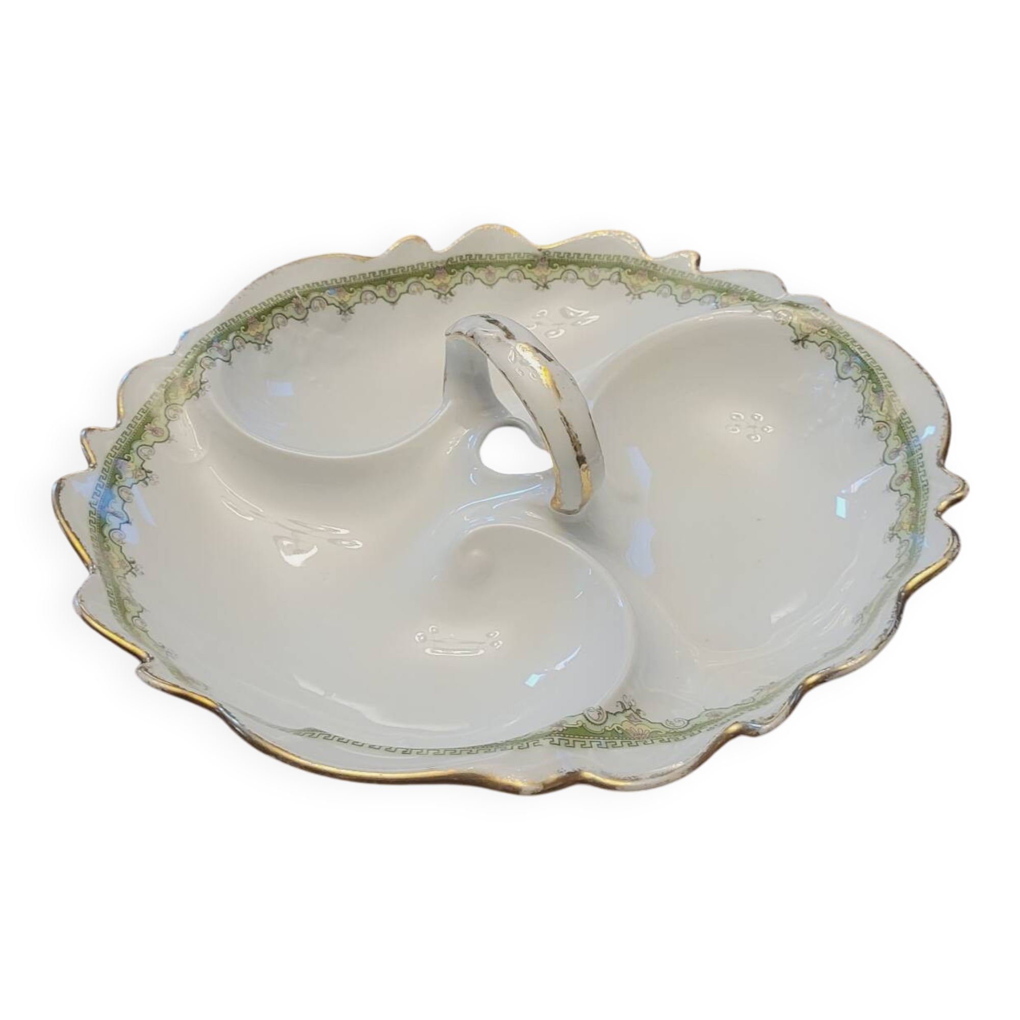 Late 19th century compartmentalized dish