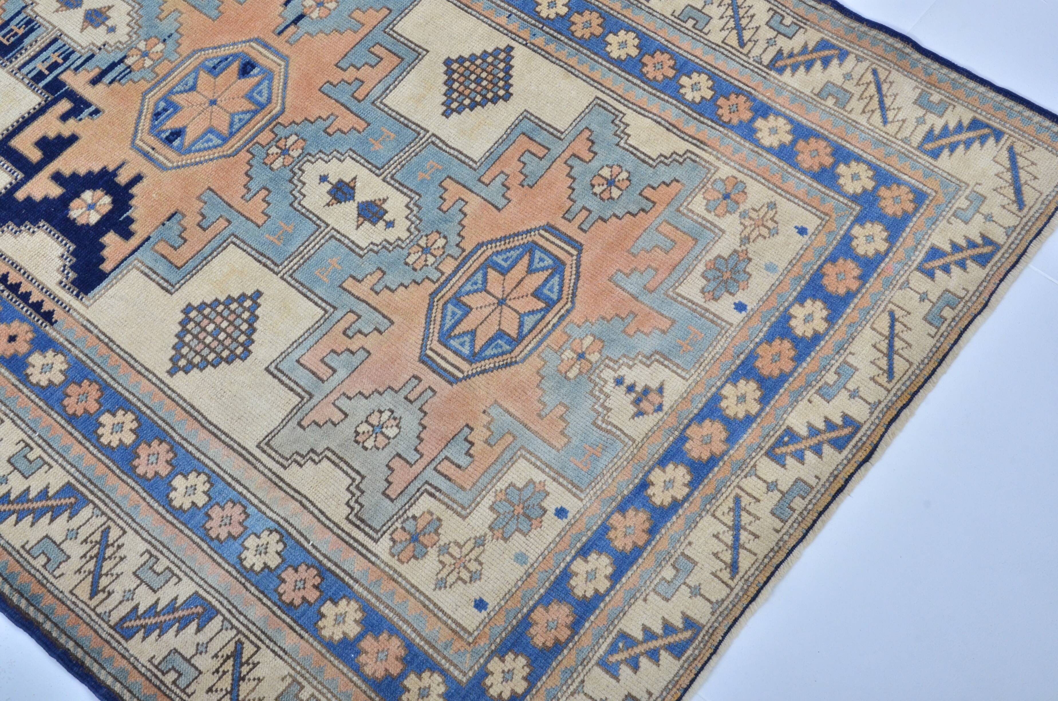 Geometric  Vintage Wool Carpet sku 3240