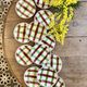 Set of 12 vintage dessert plates, Sousse model by Digoin Sarreguemines.