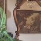 Large gilded rococo mirror